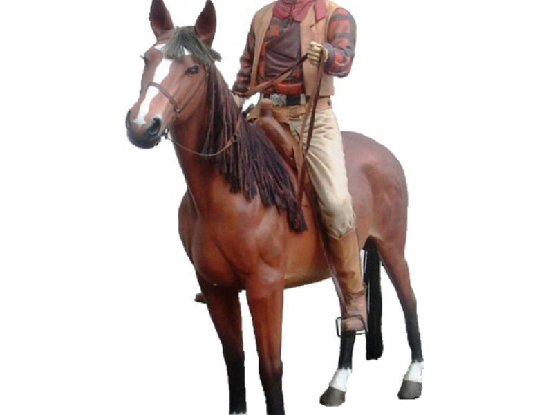 +WWE203B John Wayne on Horse Model