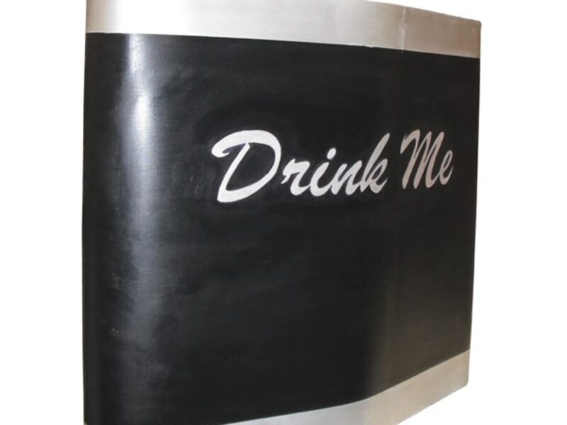  "Drink Me" Giant Hip Flask 3D Prop