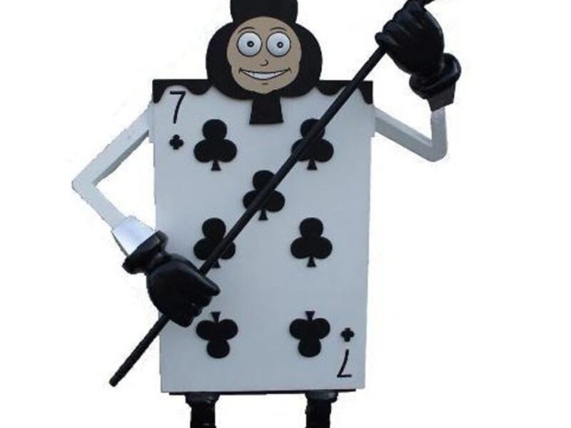 Giant Playing Card Soldier 3D Club