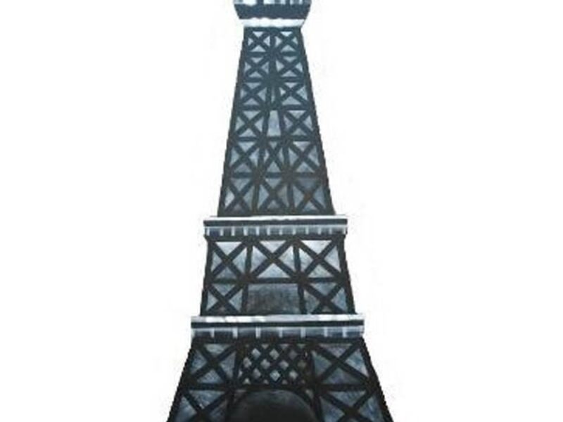 Silhouette Eiffel Tower Flat c/w brace