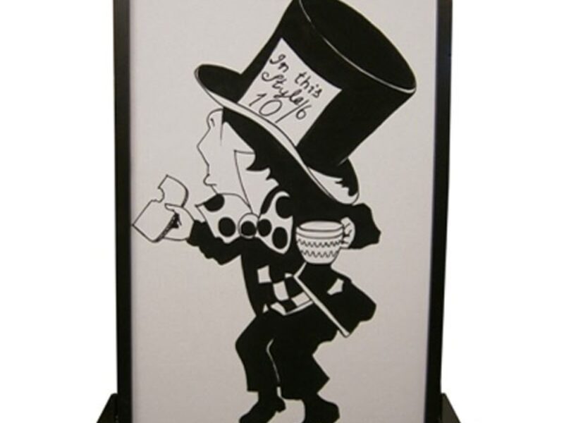 Silhouette Panel of Mad Hatter