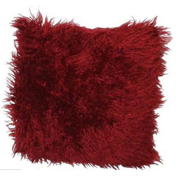 Cushion Dark Red (Fluffy)