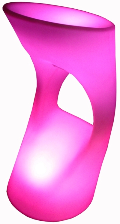  LED Bar Stool (shown in Pink)