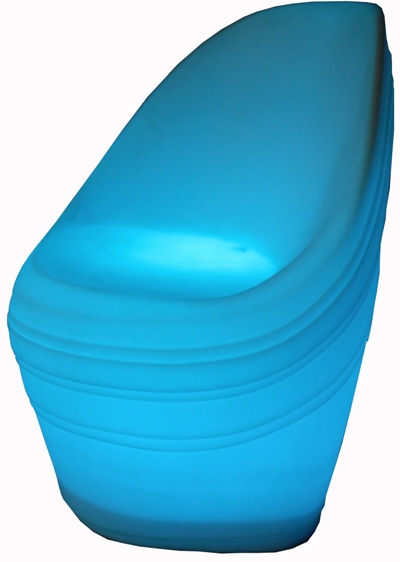 LED Terraza Chair shown in Blue