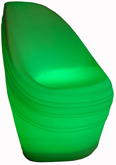 LED Terraza Chair shown in Green