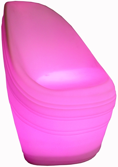 LED Terraza Chair shown in Pink