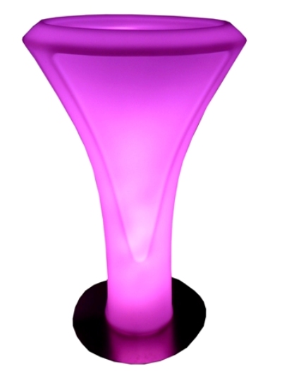 LED Poseur Table shown in Purple