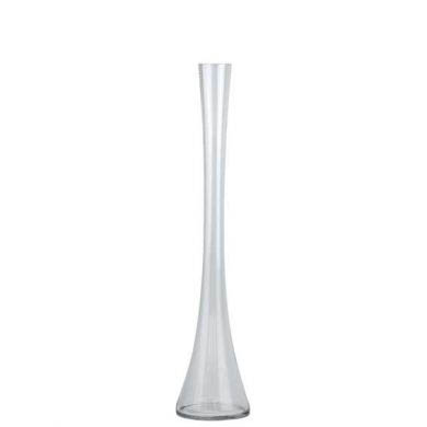 Tall Round Lily Glass Vase