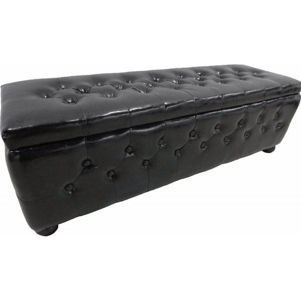 Chesterfield Black Banquette