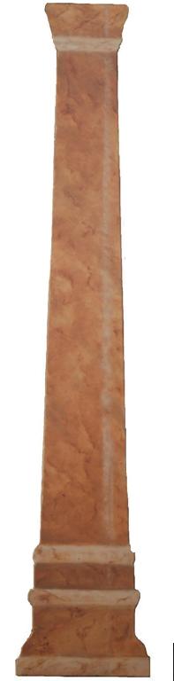  Pillar Flat in Terracotta