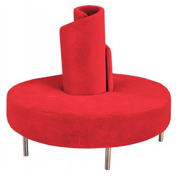 Swirl Sofa in Red