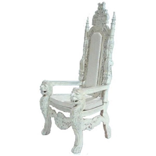 White Throne Chair 