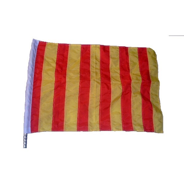 Marshall Flag Red/Yellow Stripe c/w Pole