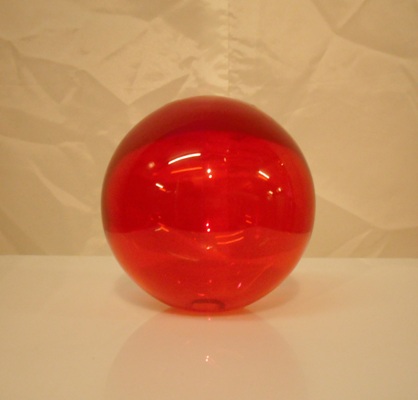  Glass Globe in Red