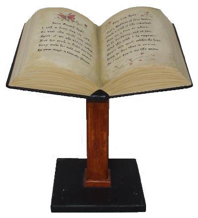 Giant Spell Book on Pedestal