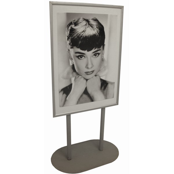 Audrey Hepburn (smoking) Poster c/w Stand