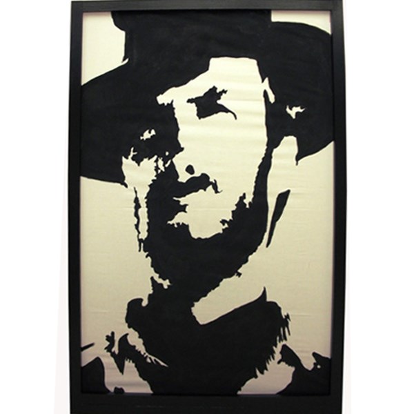 Silhouette of Clint Eastwood