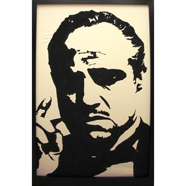 Silhouette of Marlon Brando