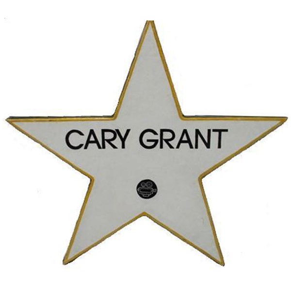 Star 2D with name display (Cary Grant)