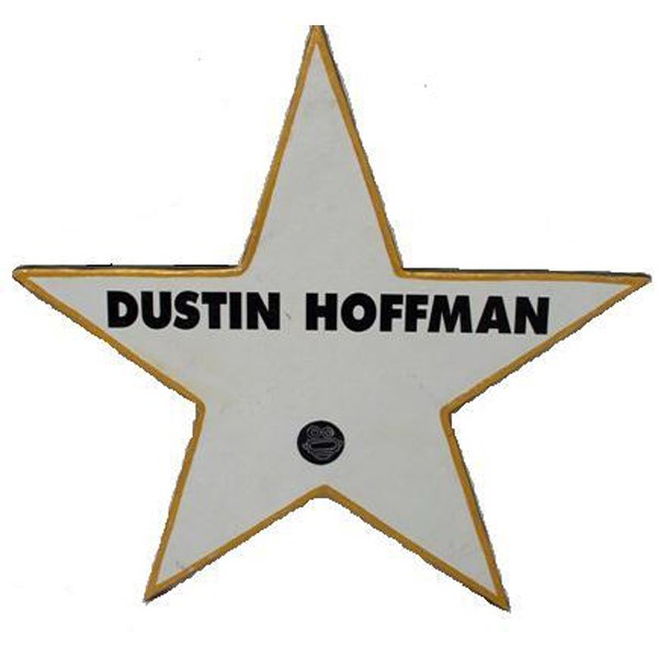 Star 2D with name display (Dustin Hoffman)