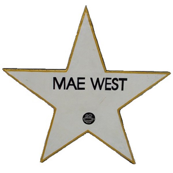 Star 2D with name display (Mae West)