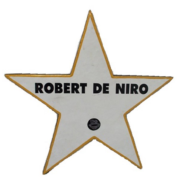 Star 2D with name display (Robert De Niro)