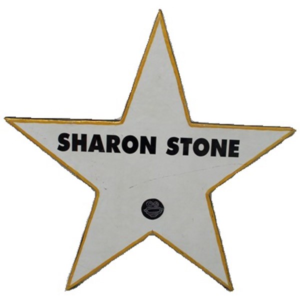 Star 2D with name display (Sharon Stone)