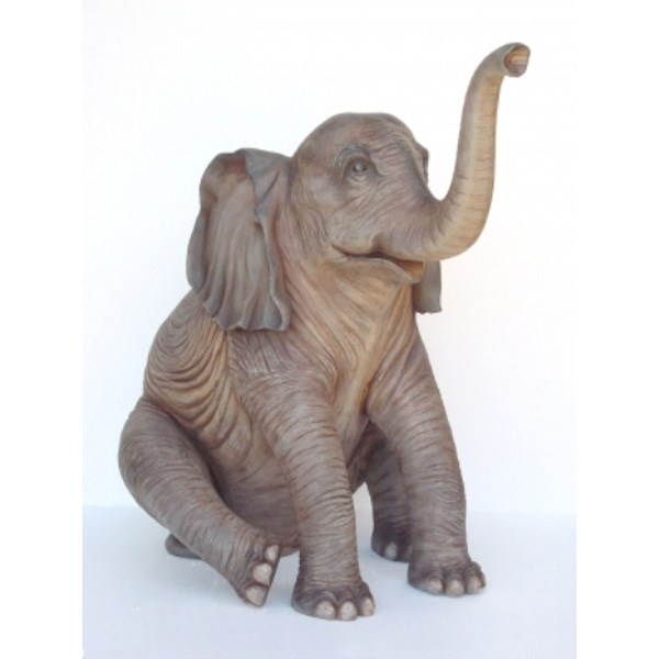 Elephant 3D Model in Sat Position