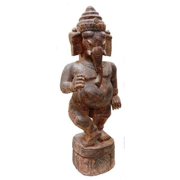 Model of Ganesh Carved Wood