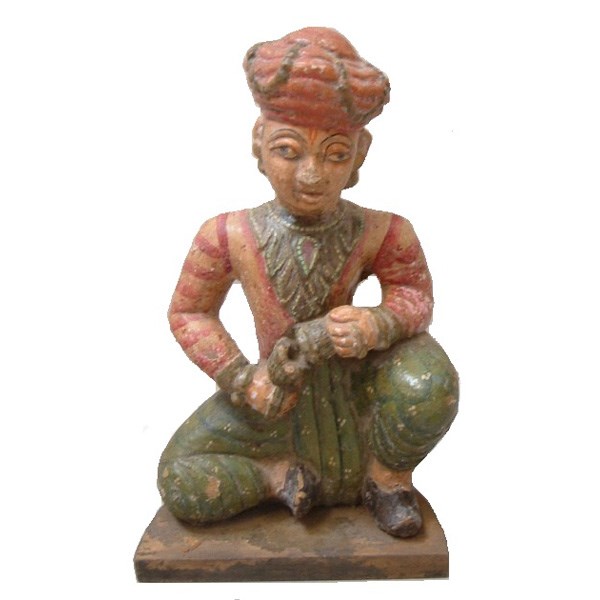 Model of Musician Carved Wood (3)