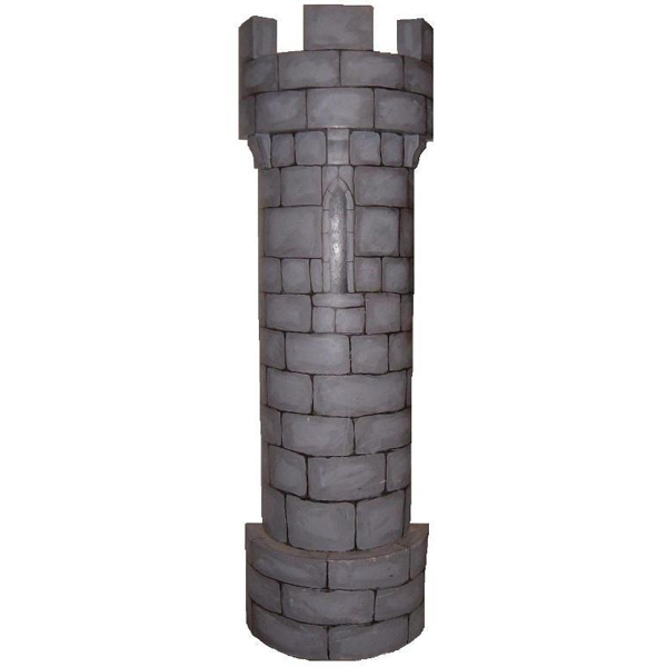 Castle Turret 2D Model