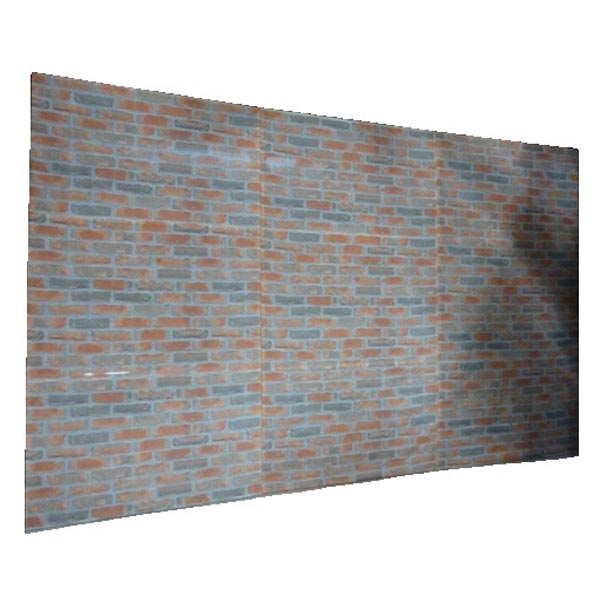 Flat of Red Brick Wall (Print) c/w Brace