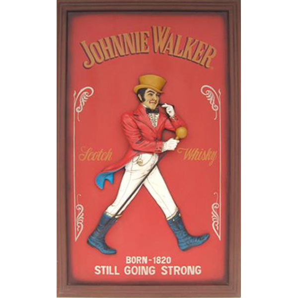 Giant Johnny Walker 2D Advert Picture
