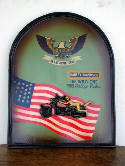  Advert Harley Davidson 1989 Sign