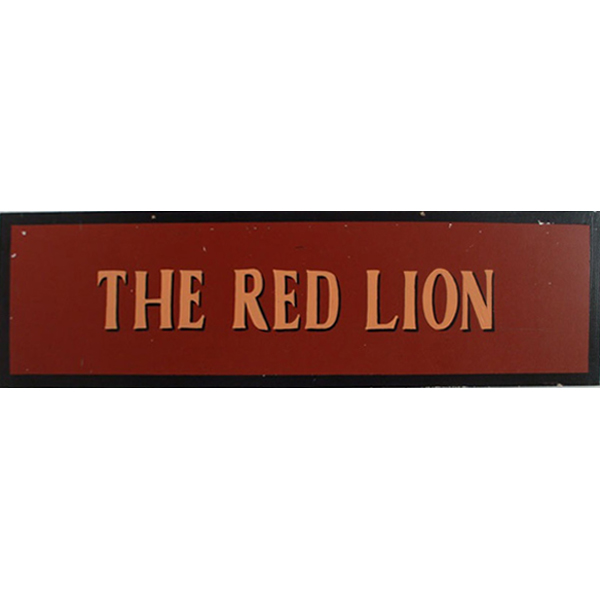 Sign "The Red Lion"