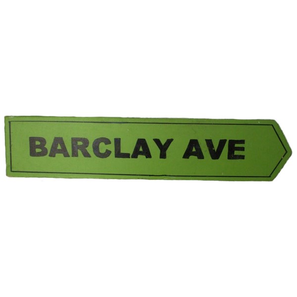  Barclay Avenue (Street Sign)