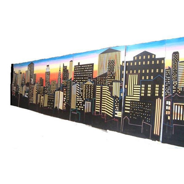 Flats of New York Skyline set of 12