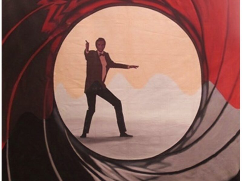 James Bond/007 Gun Barrel Backdrop 1