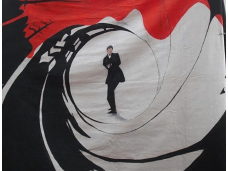 James Bond/007 Gun Barrel Backdrop 2
