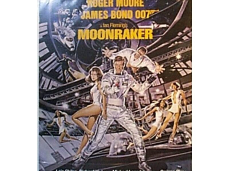  Moonraker Poster c/w Stand
