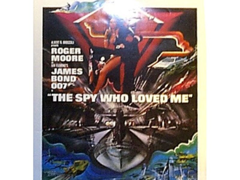  The Spy Who Loved Me Poster c/w Stand