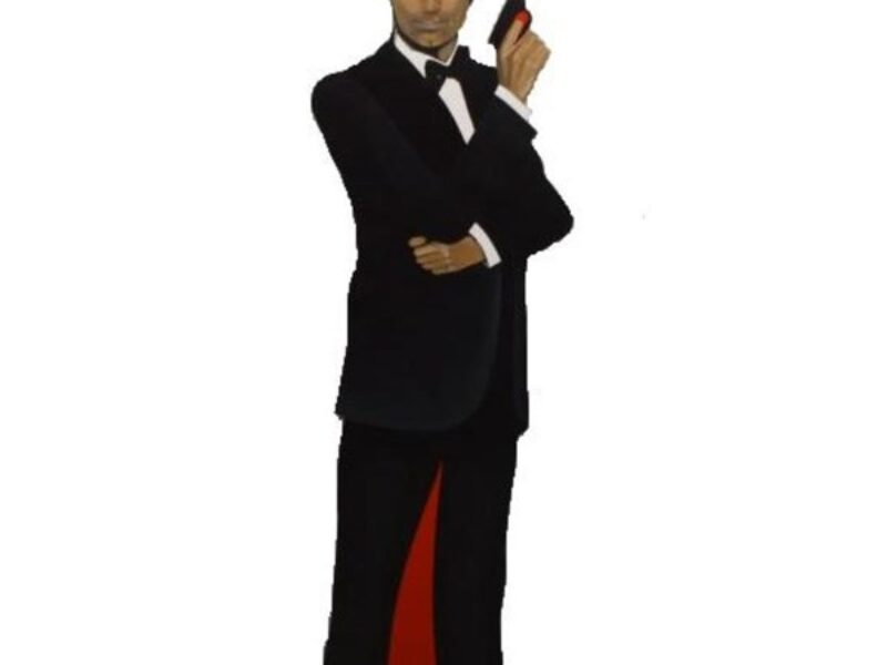  Timothy Dalton as James Bond on Flat