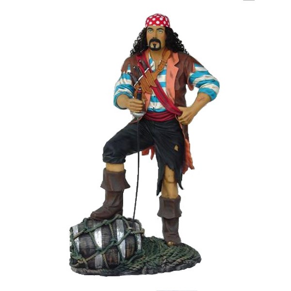 Pirate model with Barrels 3D