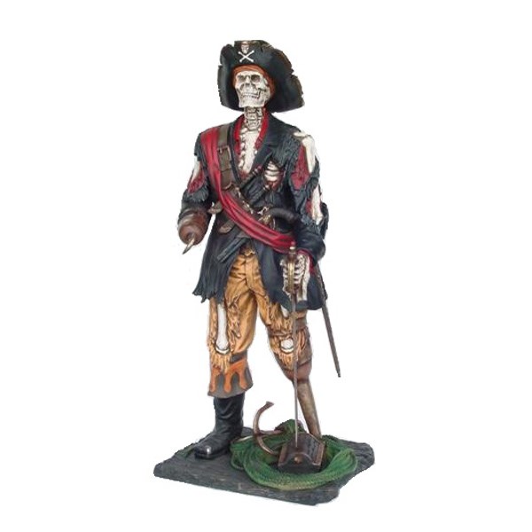 Pirate Skeleton Standing 3D Model
