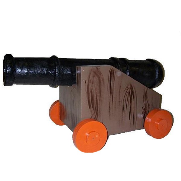 Wooden Canon 3D Model