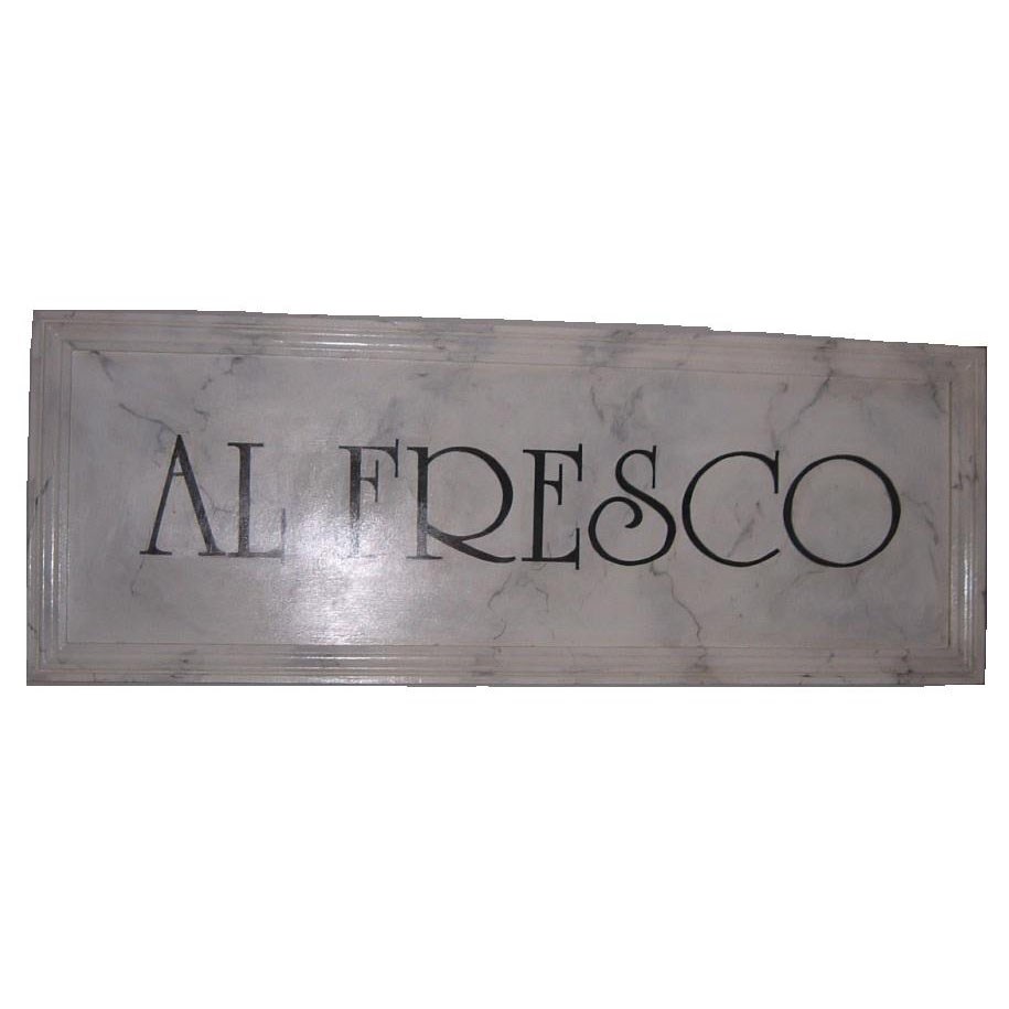  Sign Al Fresco Cafe