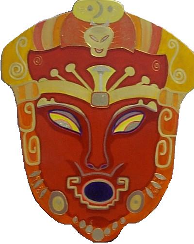  Salsa Mask No 3 Red/Gold