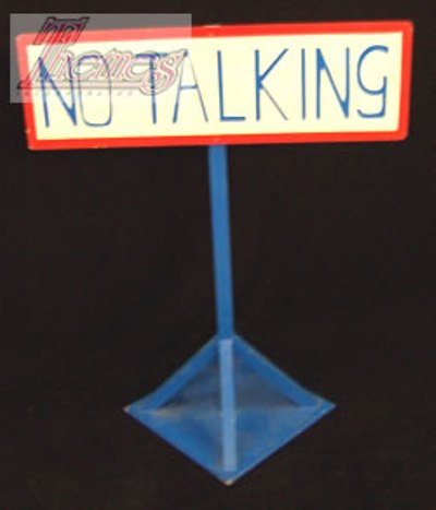  No Talking Sign c/w Post