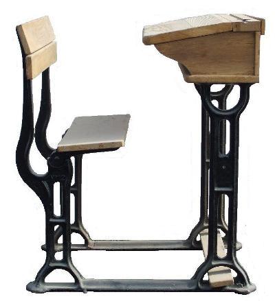  School Desk c/w Chair Traditional