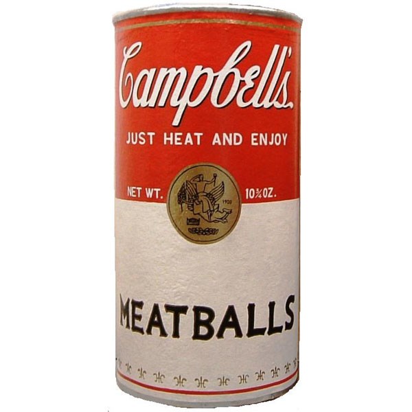 Giant Campbells Meatball Can